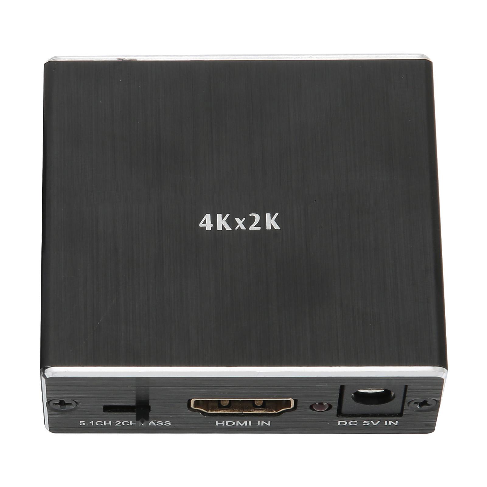 

4K X 2K Audio Extractor for HDMI SPDIF 3.5mm Stereo Audio Extractor Converter Audio Splitter