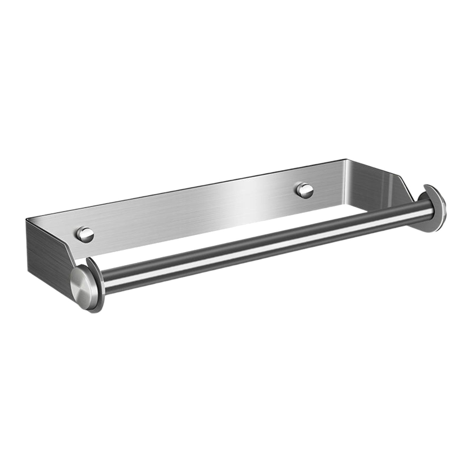 Stainless Steel Paper Towel Holder, Wall Mounted Paper Towel Dispenser Space