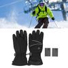 Heated Gloves Skiing Snowboarding Electric Battery Heated Gloves with 3 Heating Levels Skiing for Men Women