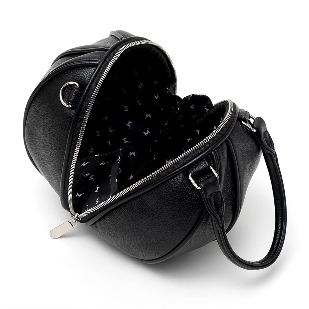 Emono MIKASASTAR Ball Bag, Shoulder Bag, Handbag, Women's, Casual, Sporty, Crossbody, Cute, Gift (Black)