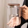 Clear Tea Separation Filtration Pot Glass Kung Fu Tea Pot High-end Filter Tea Cup  Tea Desk