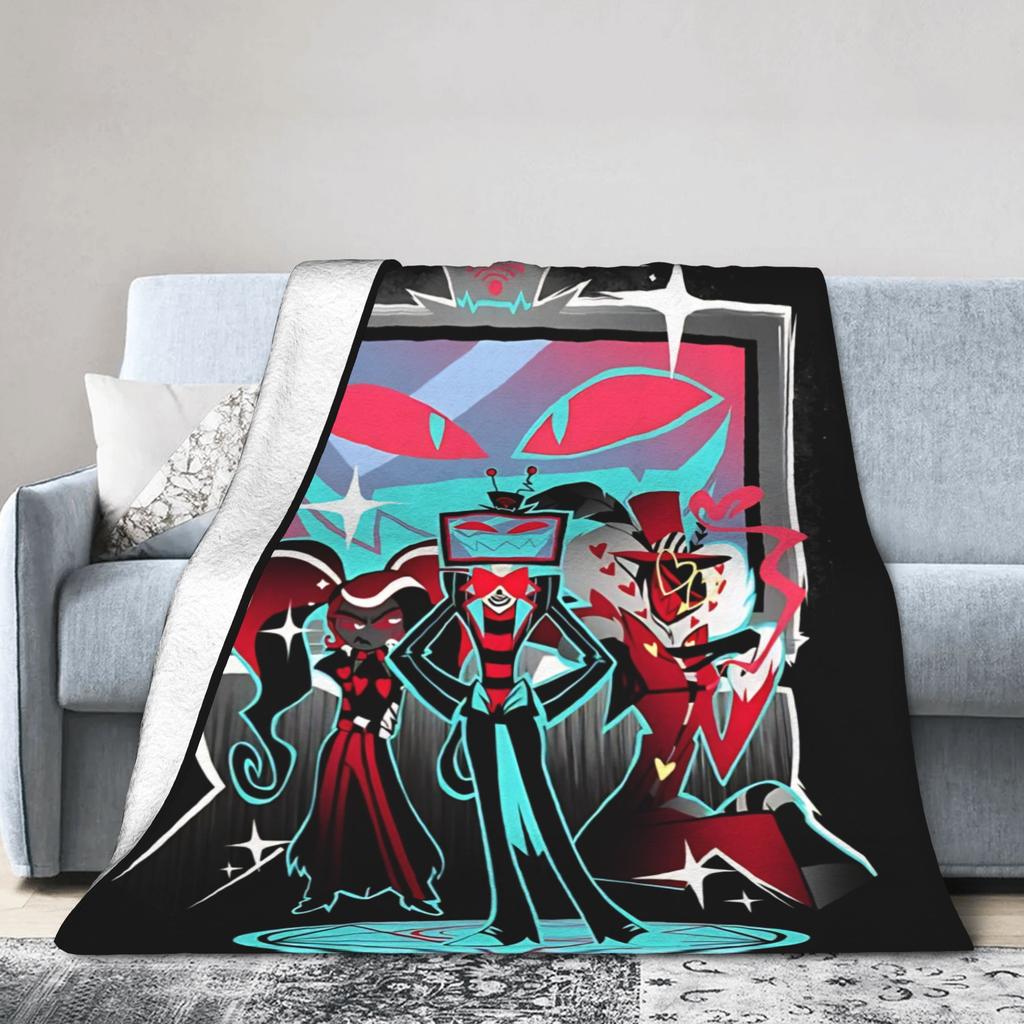 Vox Hazbined Plush Blankets  Creative Throw Blankets for  Sofa Bedding Lounge 150*125cm Bedspread