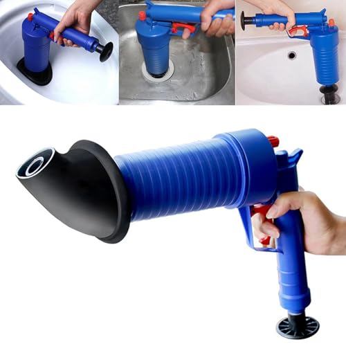 zmart High-Pressure Air Pump with Rubber Cup for Sink Pipe Clog Removal in Toilets, Bathrooms, Kitchens, and Lavatory