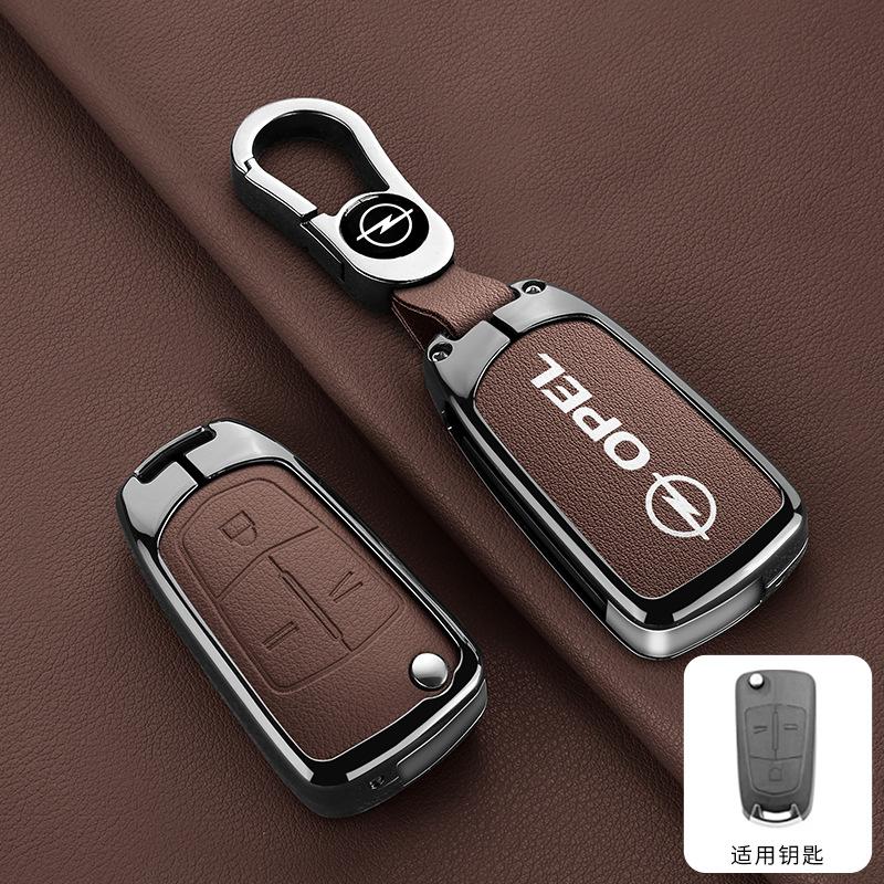 Car Key Box Cover Shell For Vauxhall Opel Astra H J Corsa D Insignia Vectra Zafira Signum Antigo Omega Leather Protective Box