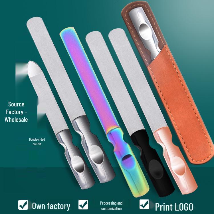 

Double-Sided Stainless Steel Mini Nail File for Manicure