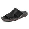 Sandals Men's 2025 New Summer New Men's Slippers Two-layer Cowhide Polyurethane Outsole Men's Shoes
