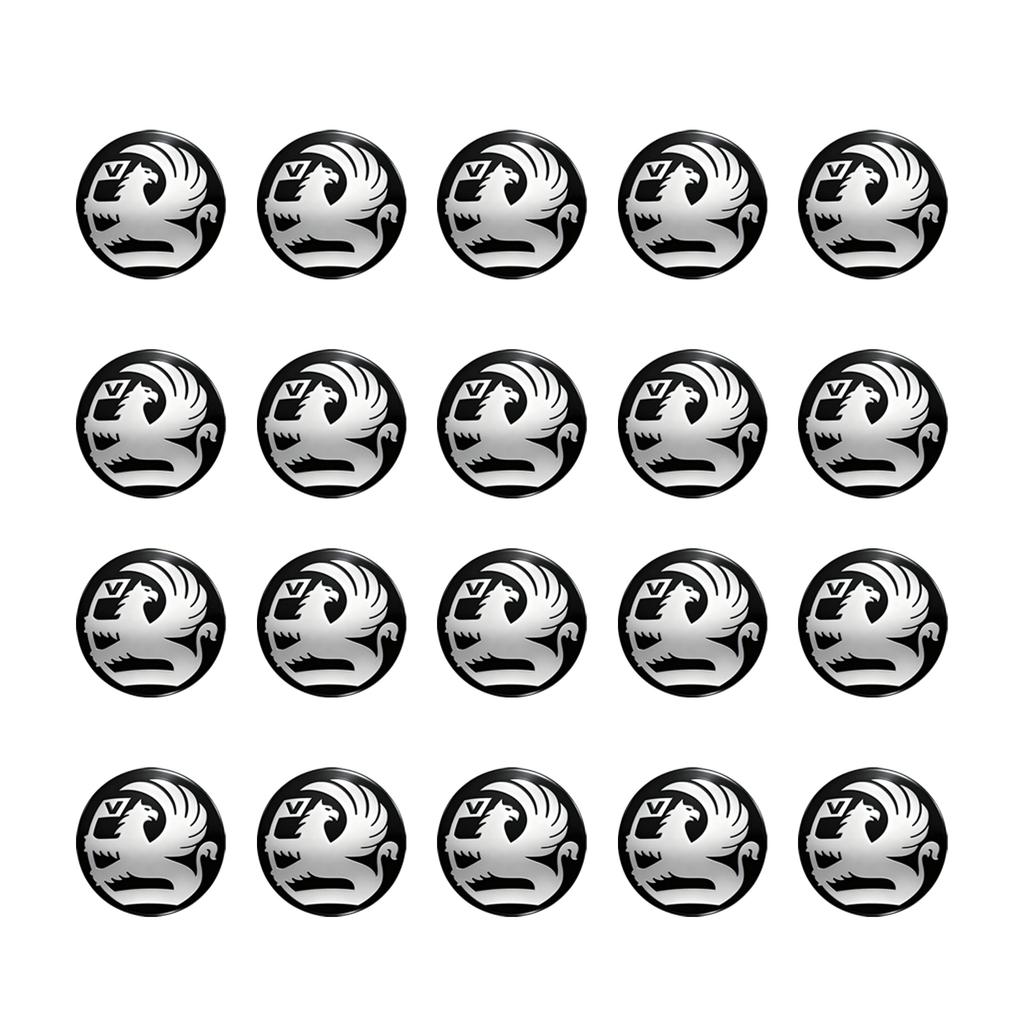 14mm New model car remote key badge, car logo key sticker For Vauxhall Opel Corsa VXR Astra H J Sinicia Safira Car Accessories
