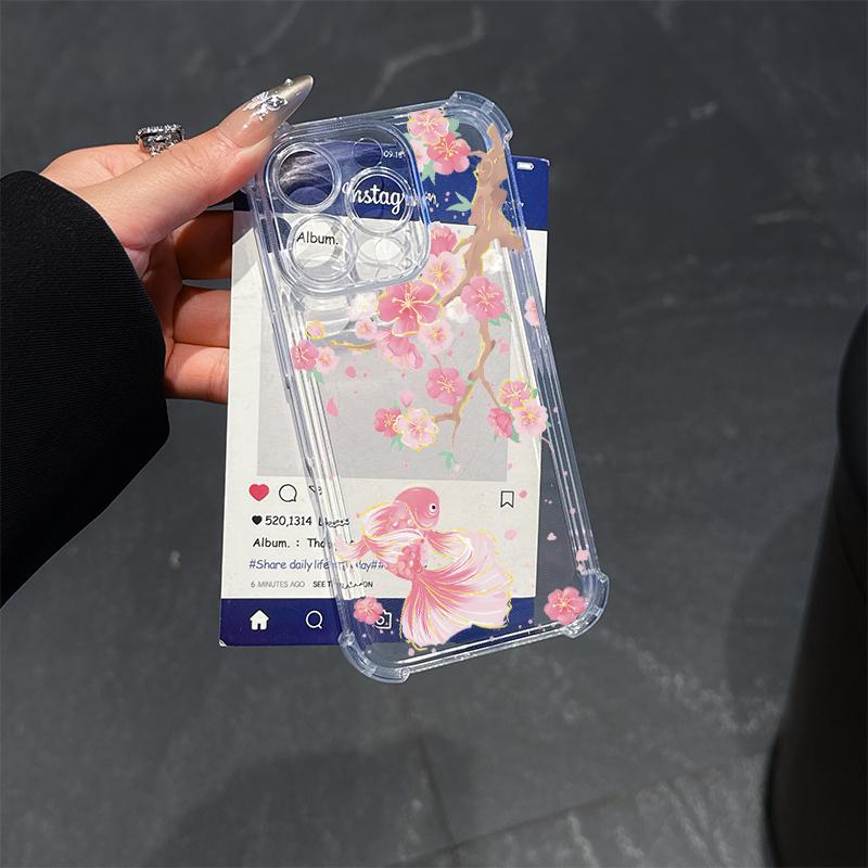 Lotus Flower Phone Case For Xiaomi POCO X7 F7 X5 X3 X4 NFC M3 M4 Pro F4 Mi 15 Ultra 15T Pro 12T 13T Shockproof Transparent Cover