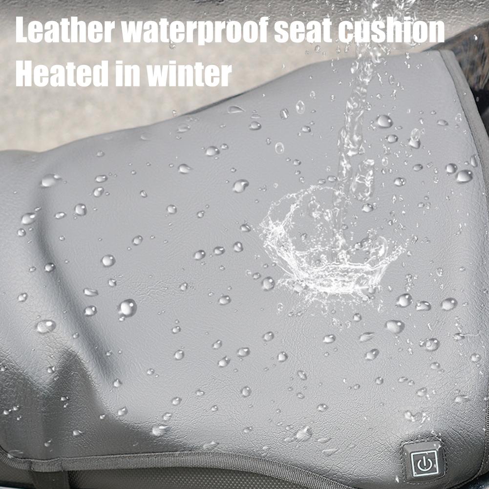 12V Motorcycle Heated Seat Cushion Universal Three-level Temperature Control For Heating Winter Warmer Seat Cover Heated Pa K7J2
