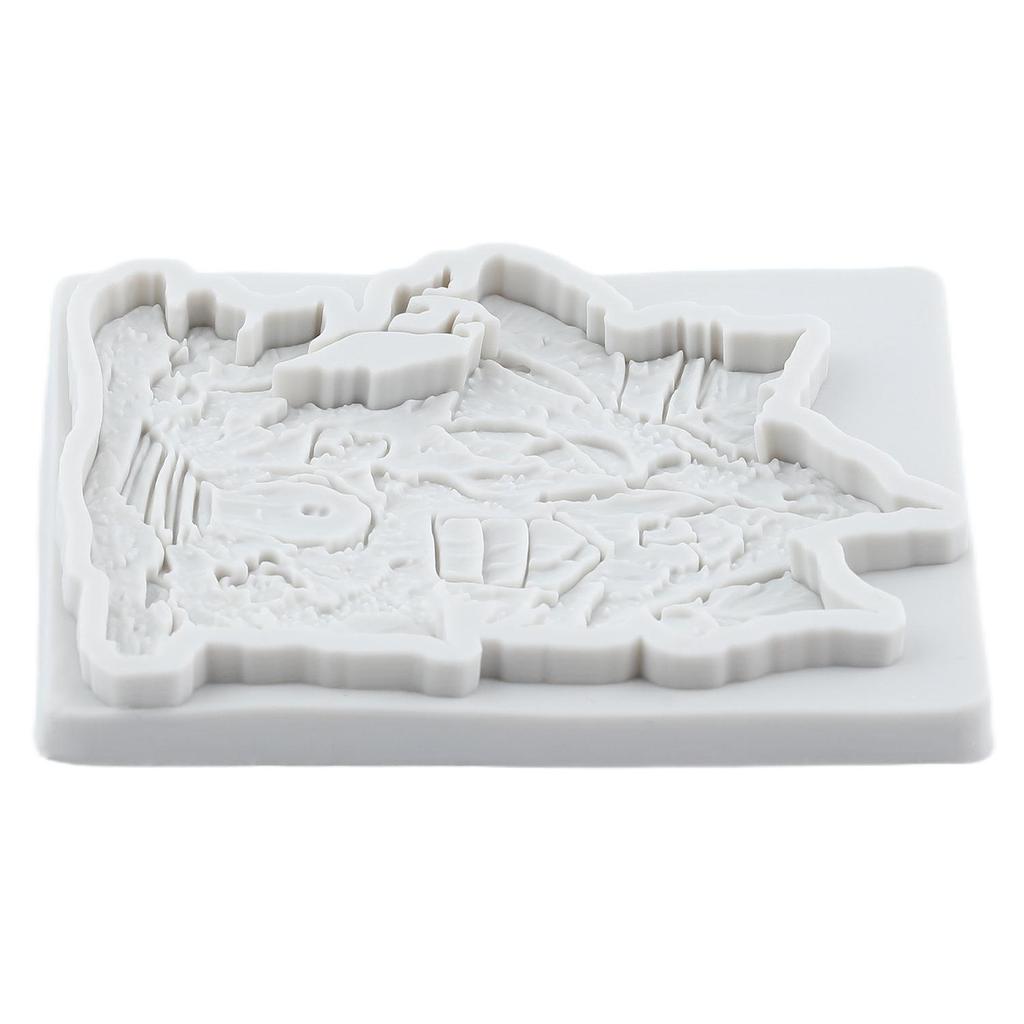 Fairy Garden Silicone Mold Fairy House Fondant Molds Cake Decorating Tools Theme Cake Dessert Decorated Chocolate Candy Mold