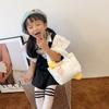 Big Simple Cute White Goose Handbag Plush Kids Messenger Bag Toddlers For