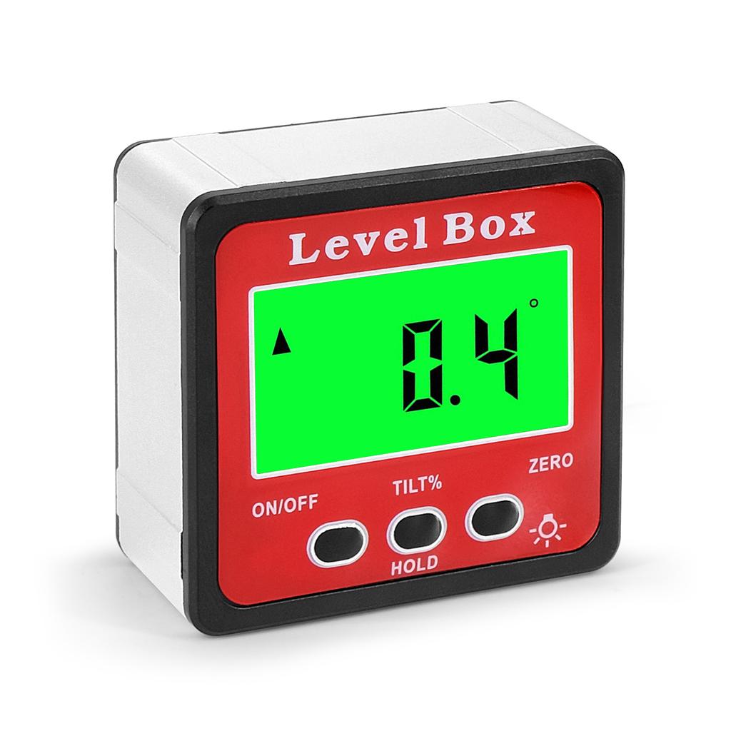 Angle Protractor Inclinometer Level Meter 90 Degree Ruler Gauge Digital Display Goniometer Measuring Tool