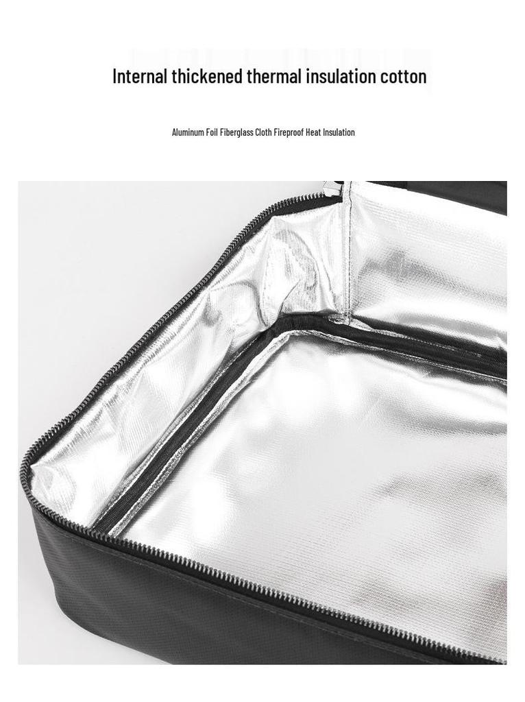 Fireproof Multi-Layer Document Organizer: Large-Capacity Passport & Certificate Storage Bag