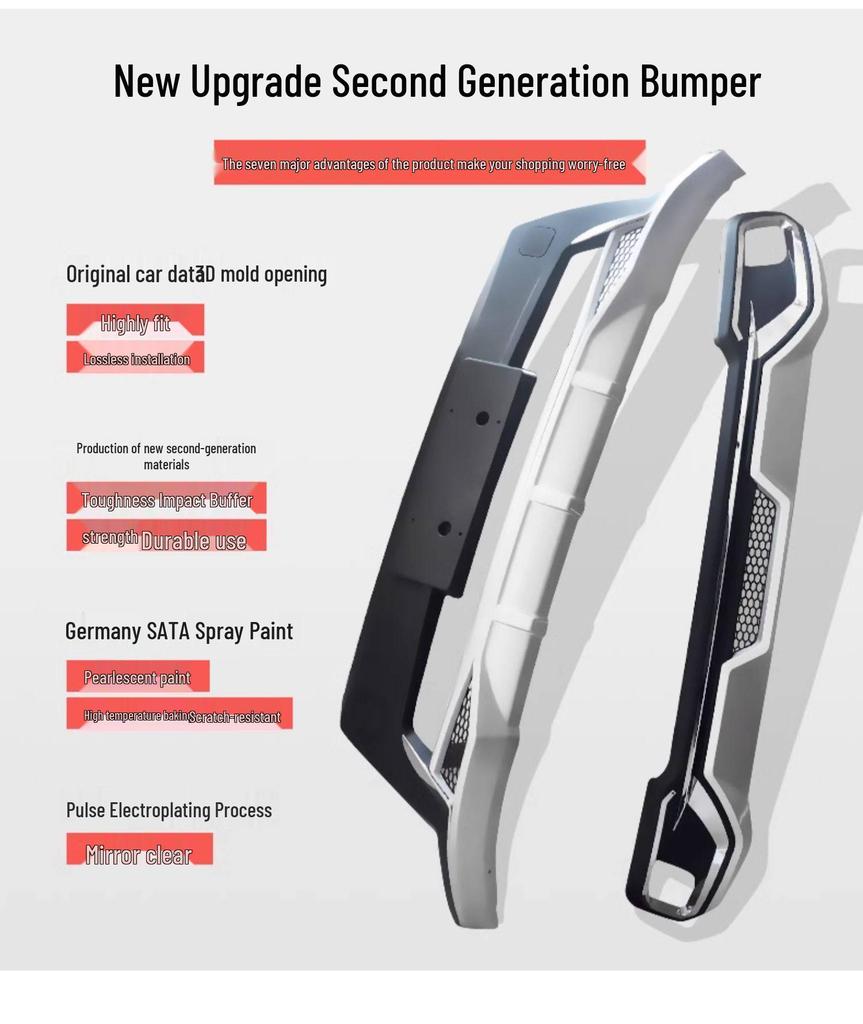 Front and Rear Bumper Kit for Toyota Highlander (2015-2022)