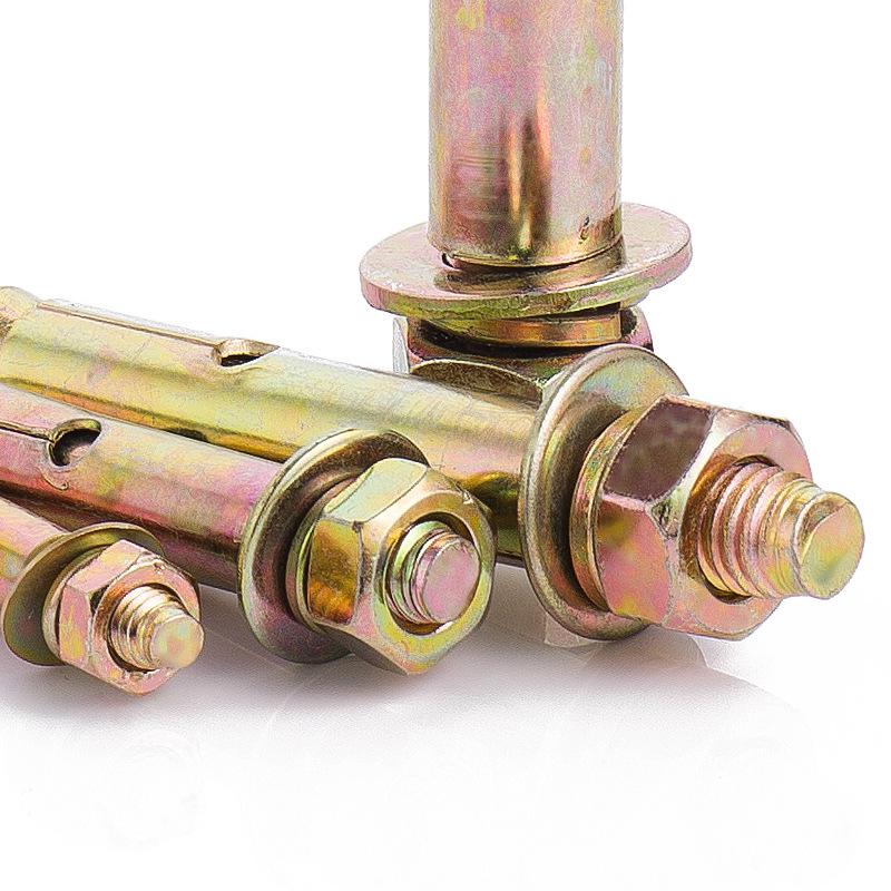 Iron-Plated Zinc Hex Head Expansion Bolts for M6/M8/M10/M12