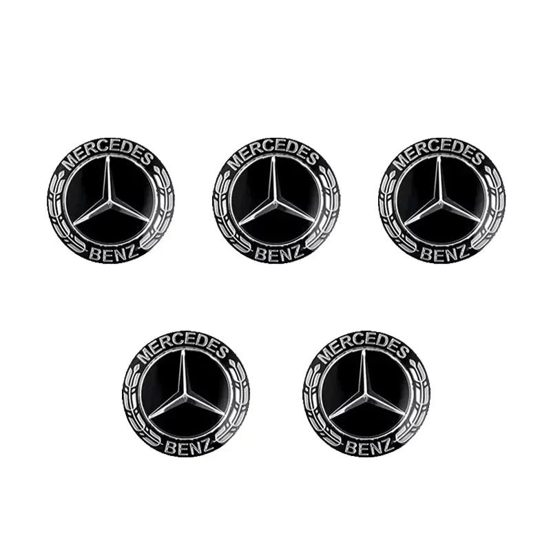 C200 E200 Für Mercedes Benz Auto Emblem Abzeichen Aufkleber Auto Steuer Schlüssel Logo Dekoration Für Mercedes Benz AMG W204 W203 W205 W206