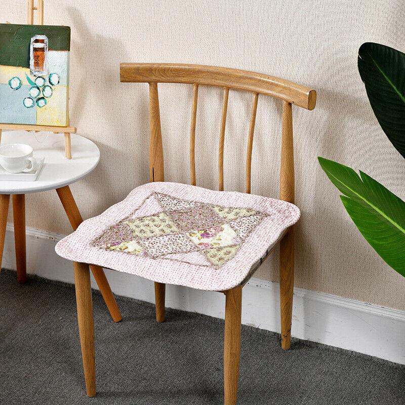 Podložka na židli s kravatami Polštář na židli Farmhouse Květinová kuchyně Jídelní sedák G