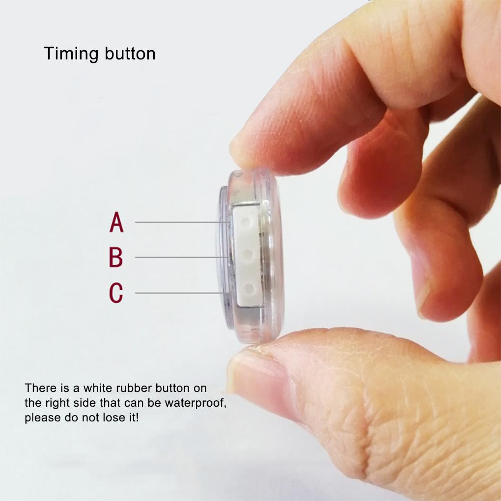 Montre Horloge Numérique Étanche Précise et Élégante Plastique Durable Affichage Numérique Horloge Affichage Montre Chronomètre, blanc