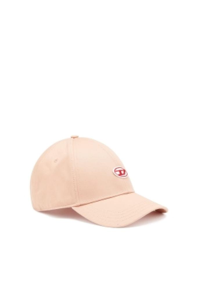 Diesel Men's Baseball Cap with D Logo, A090360JLAZ 02, Beige, 31Y