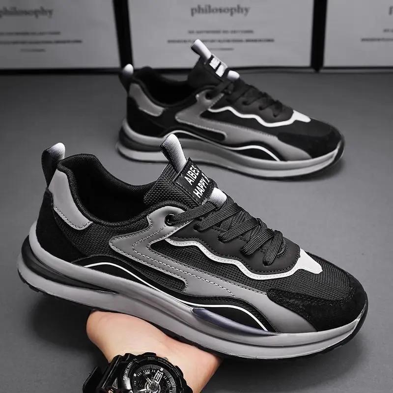 Sports Breathable Thick Platform Man Casual Sneaker Y2k High Quality Shoes for Men Running Simple Jogging Gym Unisex Stylish 39
