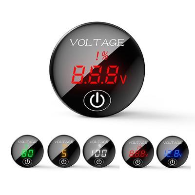 DC 5V-48V LED Panel Digital Auto Motorrad Voltmeter Batterie Kapazität Anzeige Voltmeter (Mit Touch-Schalter)