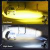 1 db/2 db Univerzális Bagoly Mini LED Motorkerékpár Fényszóró Sárga Fehér Hi/Lo Spot Lámpa Vezetés Ködlámpa Kiegészítő Fényszóró Moto Robogó Lámpához