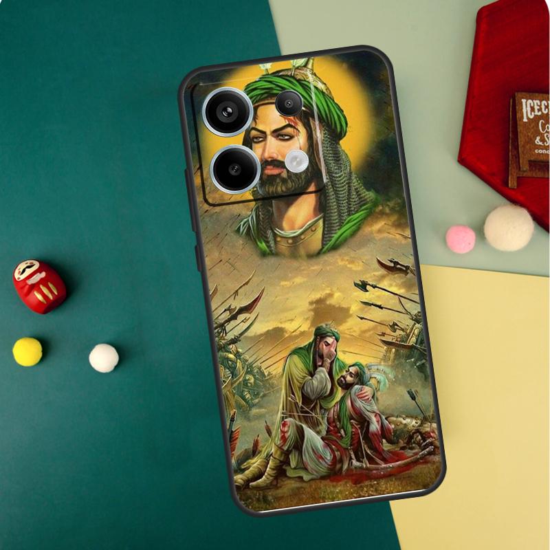 

Исламский Арабский Имам Али Хусейн Чехол Для Xiaomi Redmi Note 12 11 10 9 13 Pro Plus 9S 10S 11S 12S Redmi 13C 9C 10C 12C Обложка Redmi Note 12 Pro 5G