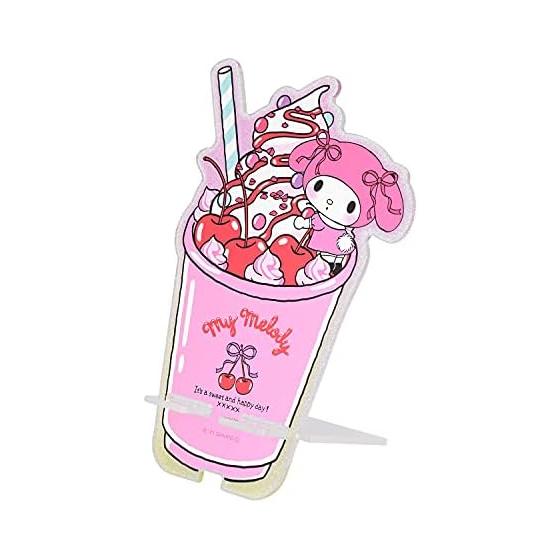Gourmandise Sanrio Characters Die-Cut Acrylic Smartphone Stand, My Melody, SANG-127MM, Pink