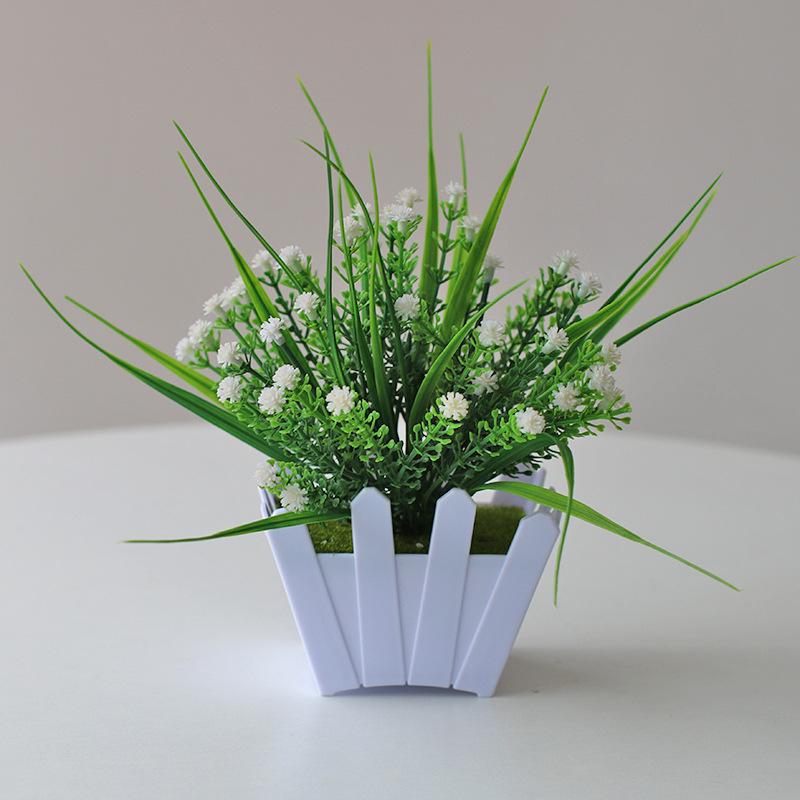 Eucalyptus Bonsai Artificial Green Plant for Home Decoration