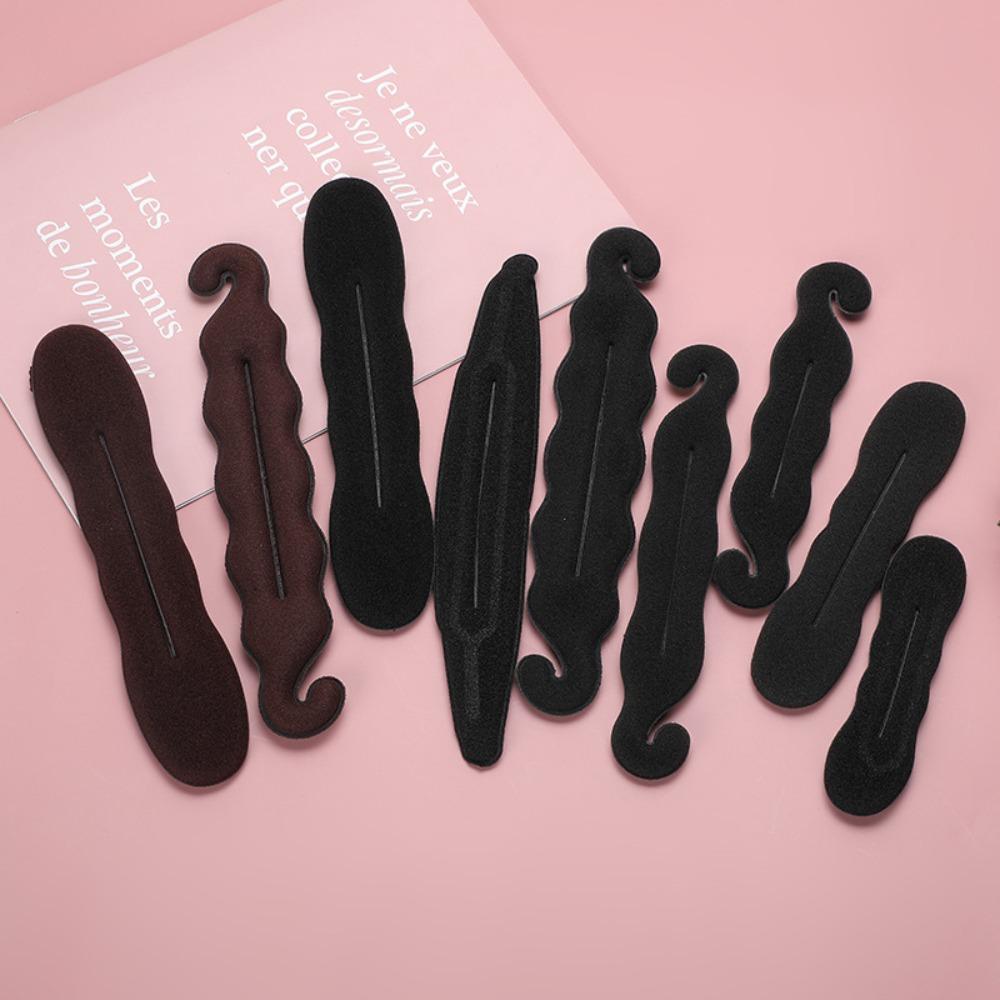 Foam Sponge Clip Hairstyle Twist Maker Easy Big Ring Bun Curler Braider Hair Bun Maker Women