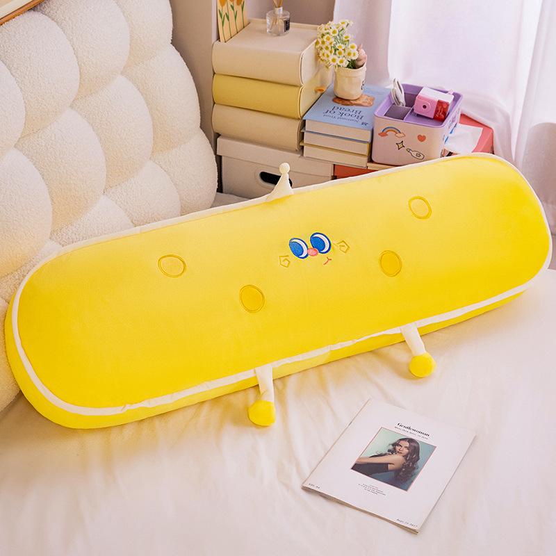 Long Dopamine Cheese Plush Toy Cute Cartoon Girl Sleeping Pillow Doll Cushion