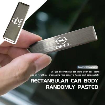 Pour Autocollant Emblème Coffre Voiture Alliage d'Aluminium Autocollant Extérieur Accessoires de Décoration Insigne Astra G J F K Vectra C H Corsa