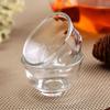 Heat-Resistant Transparent Glass Tea Tasting Cups, 10 per Box, Machine-Made Small Cups for Advertising Gifts.