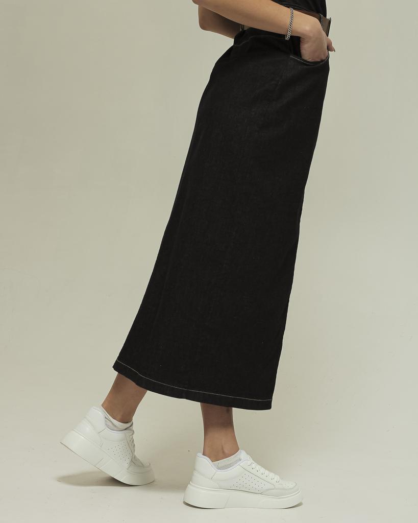 Jeanskleid mit Gürtel Mira Mia 249611 36 dunkelblau