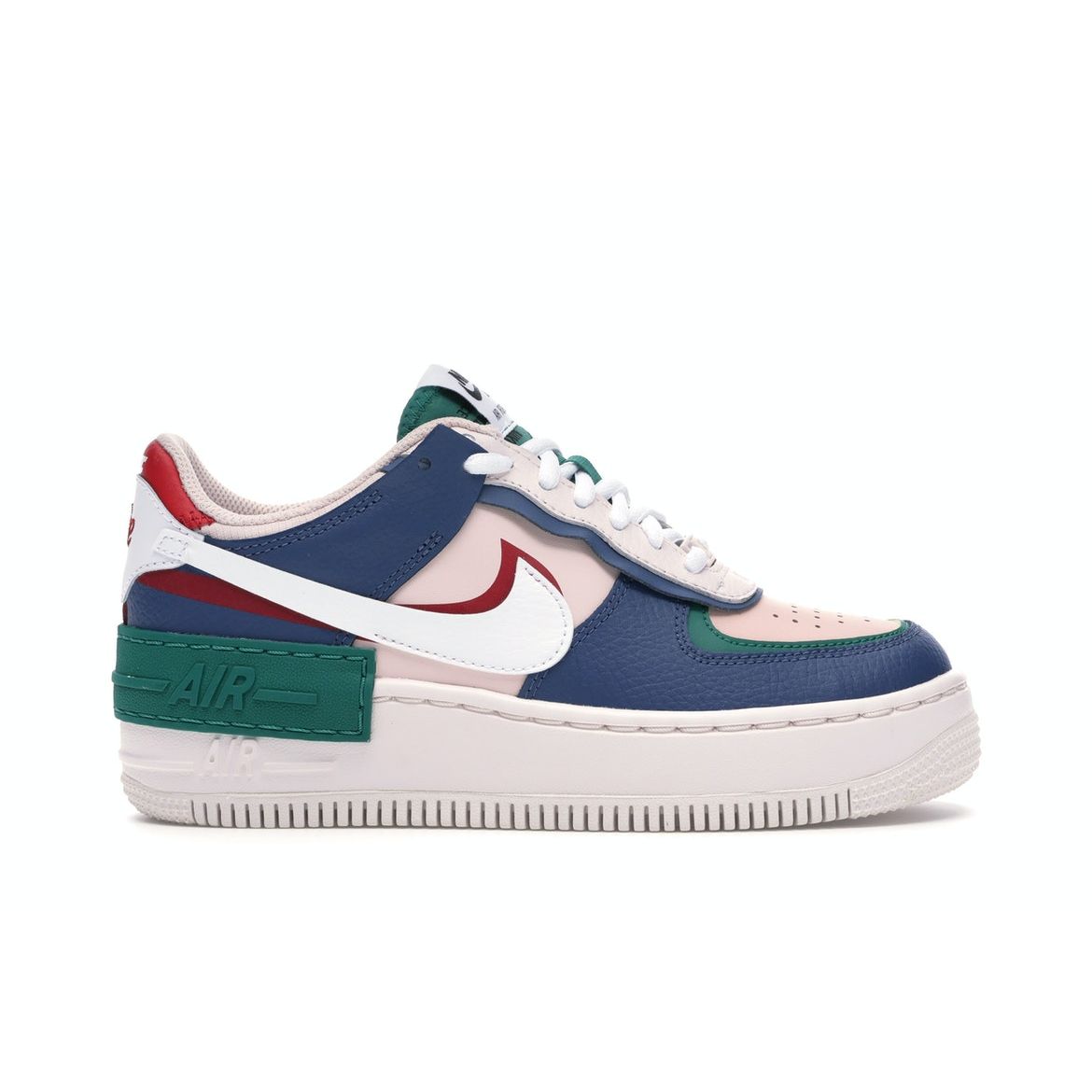 

Женские кроссовки Nike Air Force 1 Shadow Mystic Navy Blue White Echo-Pink CI0919-400
