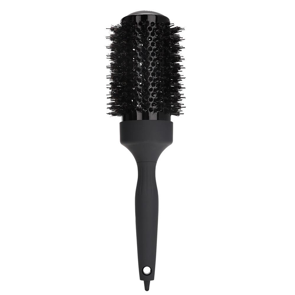 Handle Round Rolling Brush Round Barrel Hairdressing Straight Twill Hair Comb Styling Tool Anti Static Hair Curling Brush Salon