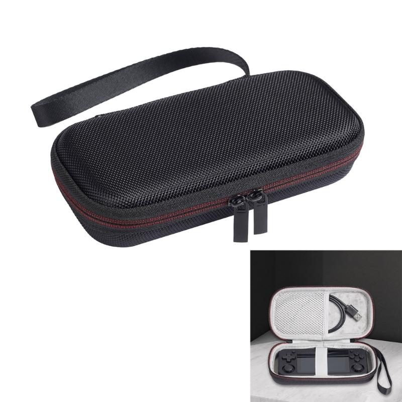 Game Console Storage Bag Scratch Resistant Bag for RG351P RG 351P Protector Case Travel Pouch with Lanyard and Pocket