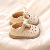 Baby girl shoes summer girls princess leather shoes breathable soft sole hollow small leather shoes girls single shoes