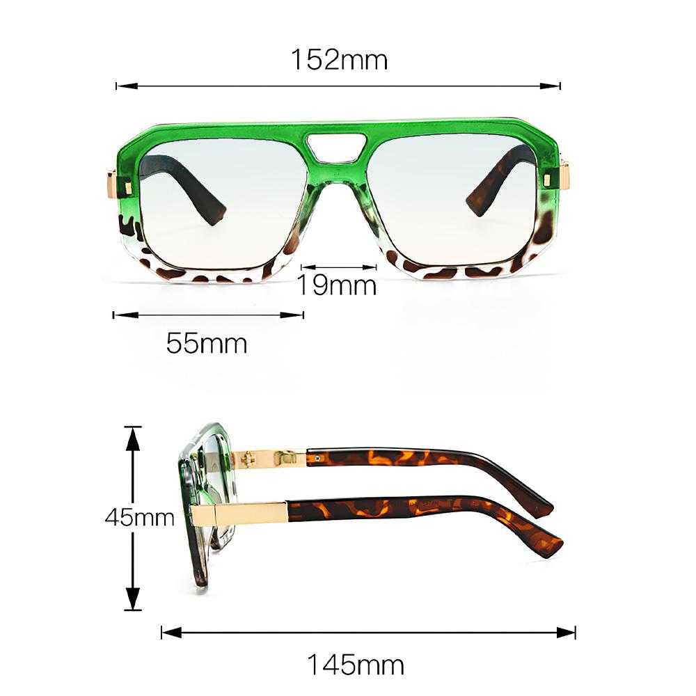 New In 2024 Black Square  Anti Blue Light Glasses with Gold Lines Outlining Anti Blue Light Fashion Accessories Eye Glasses Men