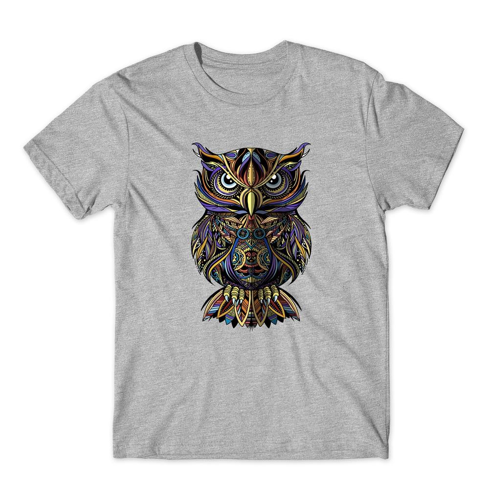 

Сова Зентангл Стиль Раскраска Искусство Детская Унисекс Футболка 4XL