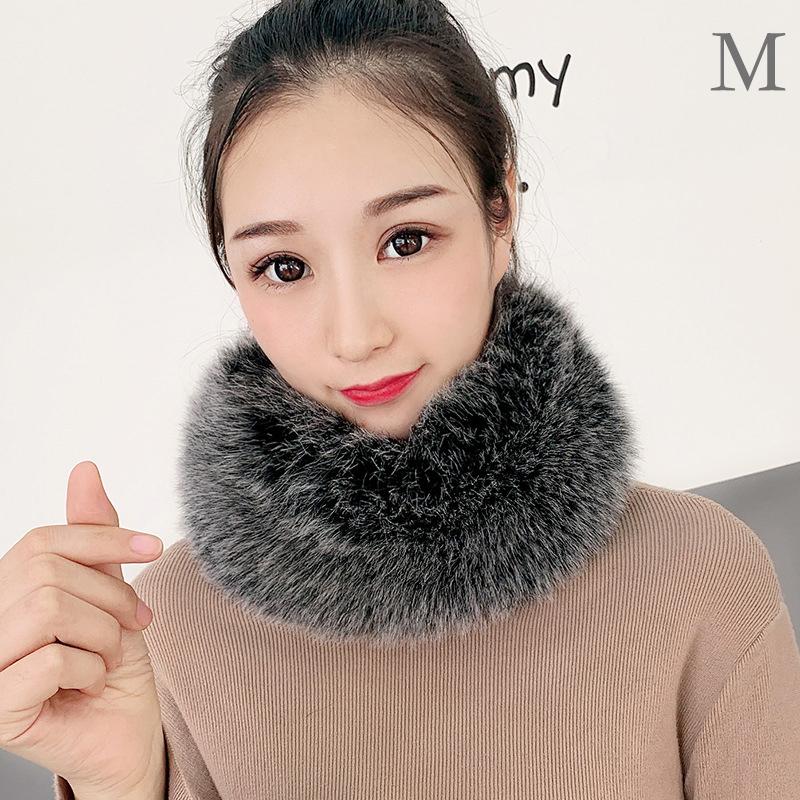 Châle moelleux en fausse fourrure de renard pour femme, écharpe épaisse et solide, chaude et élégante, en peluche, à la mode, hiver