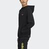 adidas neo Men's Black Hooded Pullover Sweatshirt GM2282