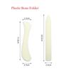 2Pcs Plastic Leather Working Tool Bone Folder For Leather Craft Scoring Folding Creasing Edges Paper Handmade Sewing Tools Part