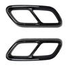 For Mercedes Benz C-Class W206 C200 C260 C300 AMG  Tail Throat Exhaust Decorative Frame Car Sticker Modification Accessories