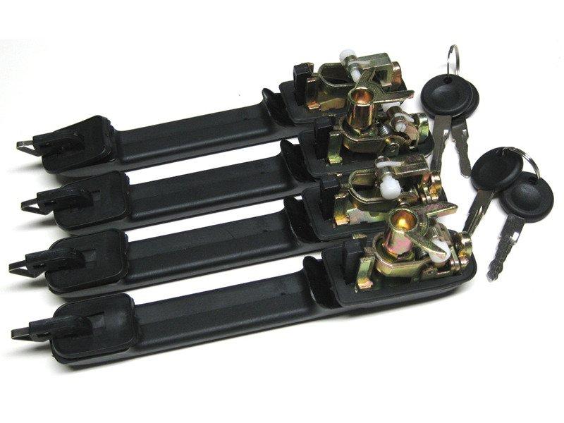 VW Golf II 83-92 exterior door handles 4 pcs set TUNING like Golf III with keys