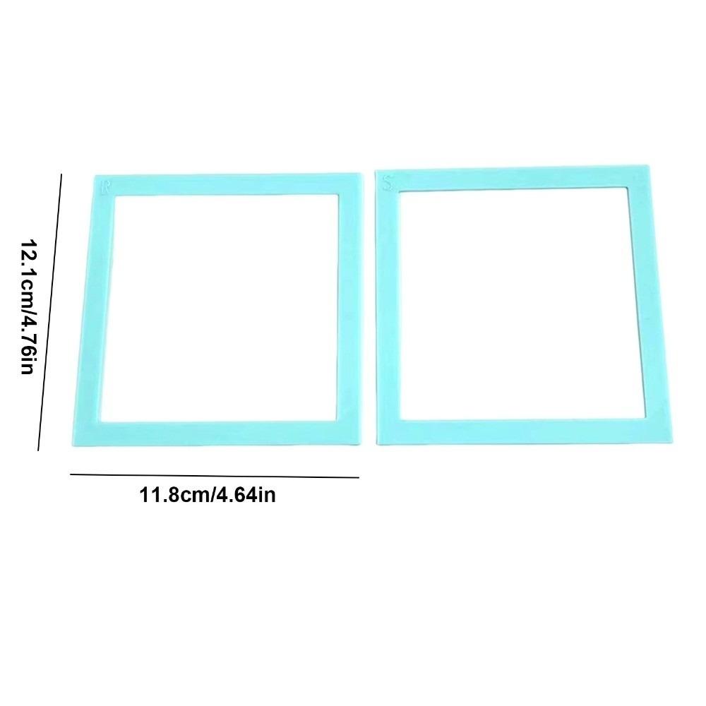 2Pcs DIY Grid Alignment Frames Multi-Specification Diamond Painting Guide Tool