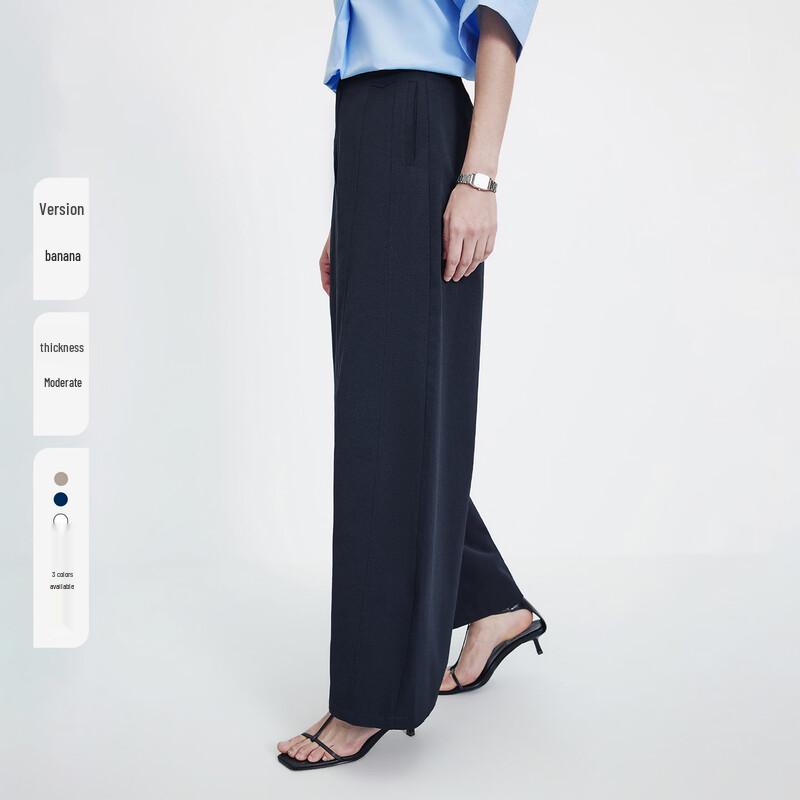 Navigare Women's Loose Wide-Leg Trousers