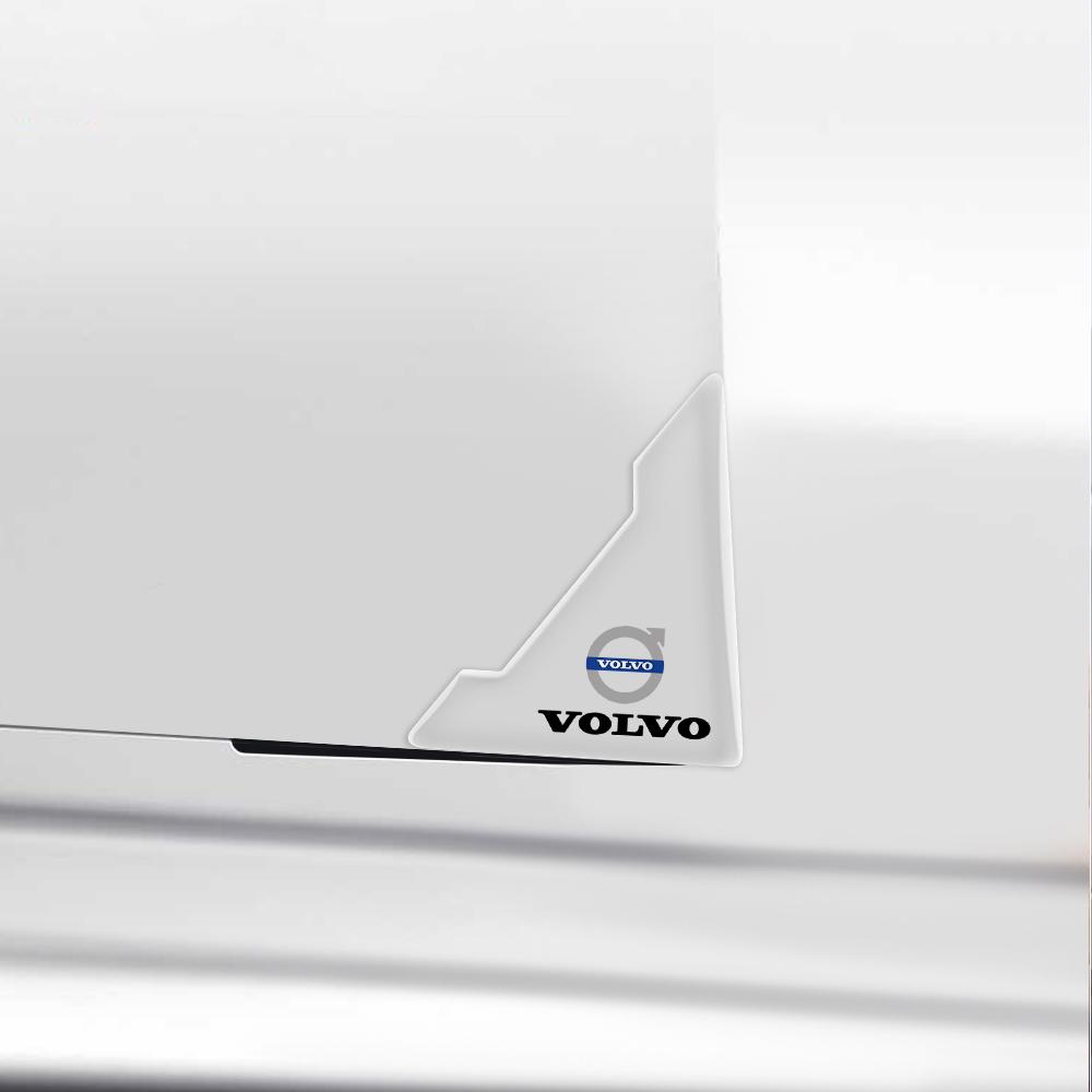 2/4KS Průhledné chrániče rohů dveří auta Ochranné lišty Hrana Proti kolizi Poškrábání Pro Volvo Rdesign AWD C30 C70 S40 S60 S70