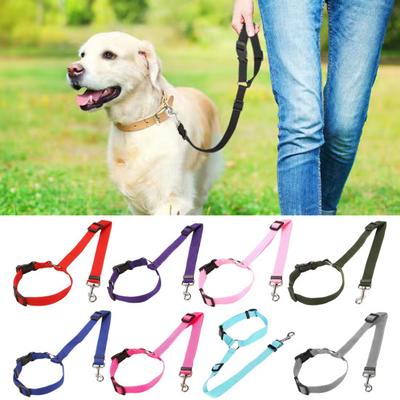 Removable Dog Car Seat Belt Adjustable Dog Seatbelt Harness Pet Car