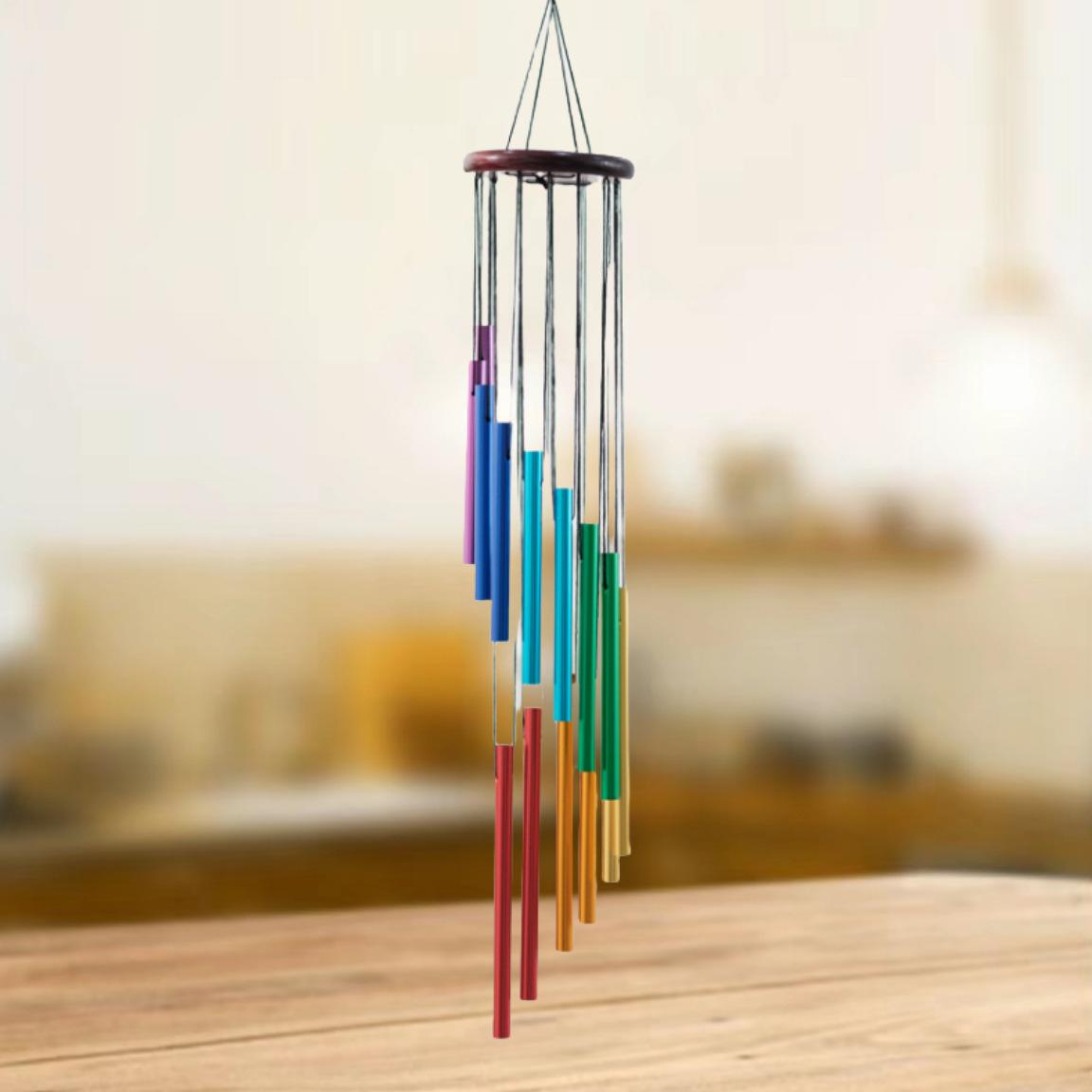 

14-tube Gradual High-rise Aluminum Tube Tuning Air Holes Rotating Solid Wood Aluminum Tube Air Holes 70cm